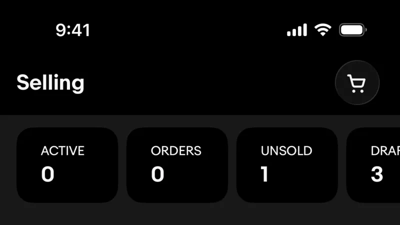 Dark Mode — eBay, E-commerce UI