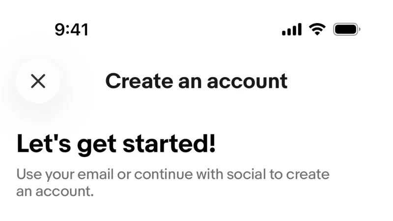 Error — eBay, E-commerce UI