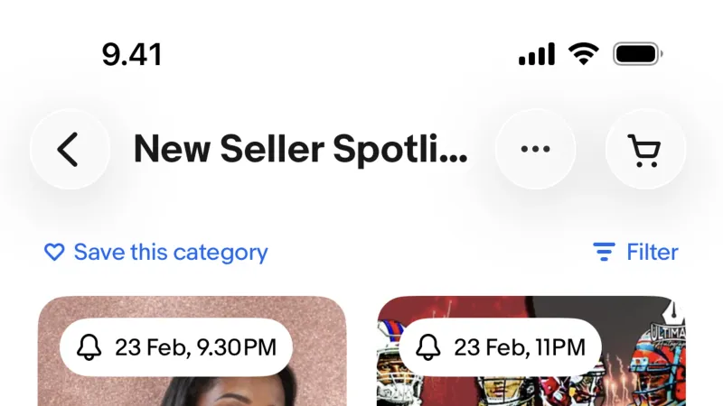 Browse & Discover — eBay, E-commerce UI