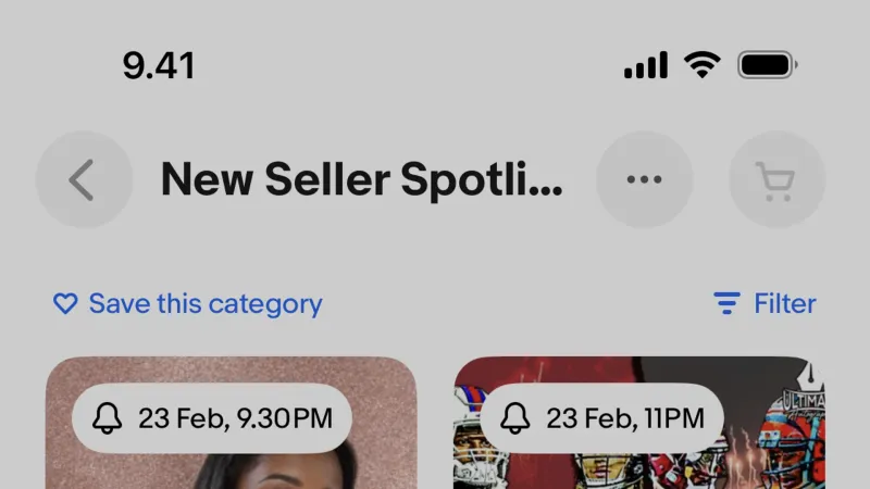 Filter & Sort — eBay, E-commerce UI