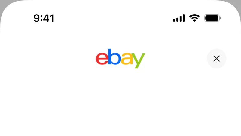 Divider — eBay, E-commerce UI