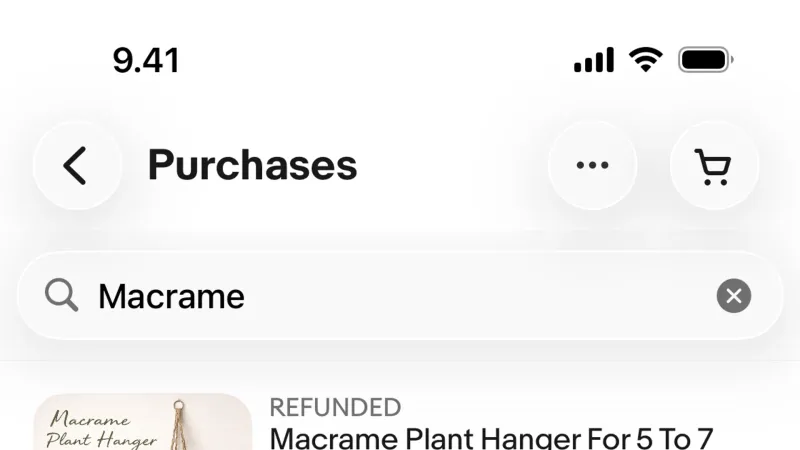 Search Bar — eBay, E-commerce UI