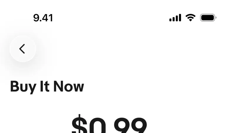 Set — eBay, E-commerce UI