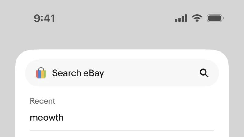 Widgets — eBay, E-commerce UI