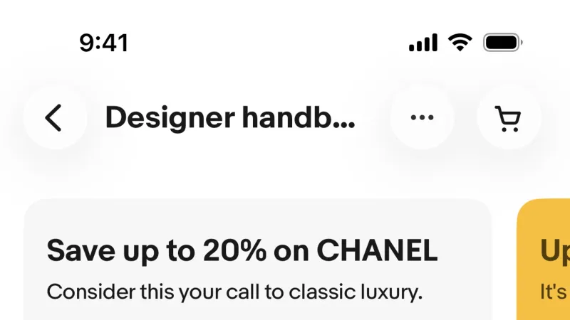 Banner — eBay, E-commerce UI