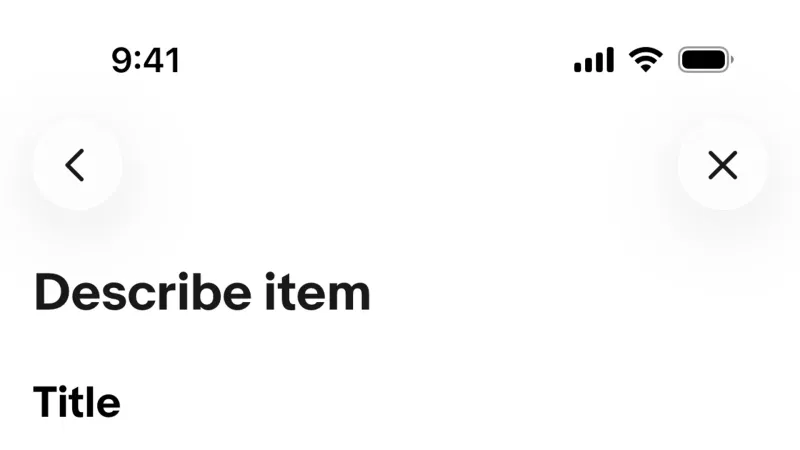 Add & Create — eBay, E-commerce UI