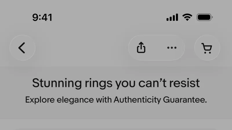 Radio Button — eBay, E-commerce UI