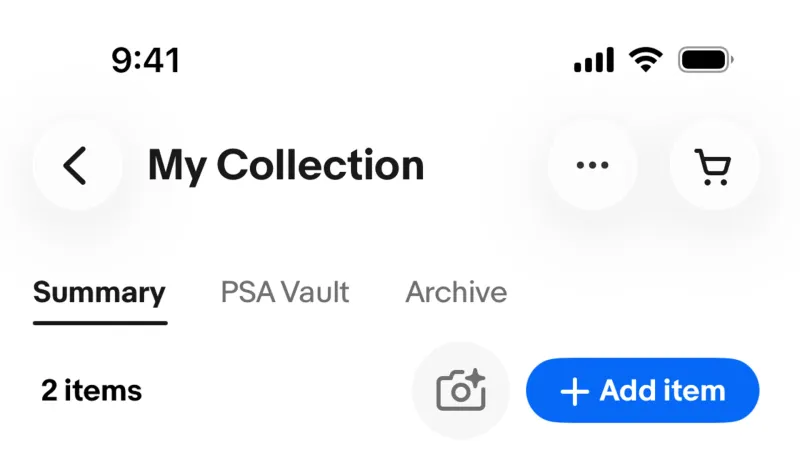 Bookmarks & Collections — eBay, E-commerce UI