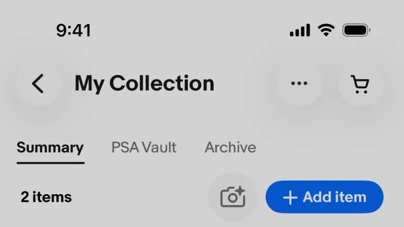 Action Option — eBay, E-commerce UI
