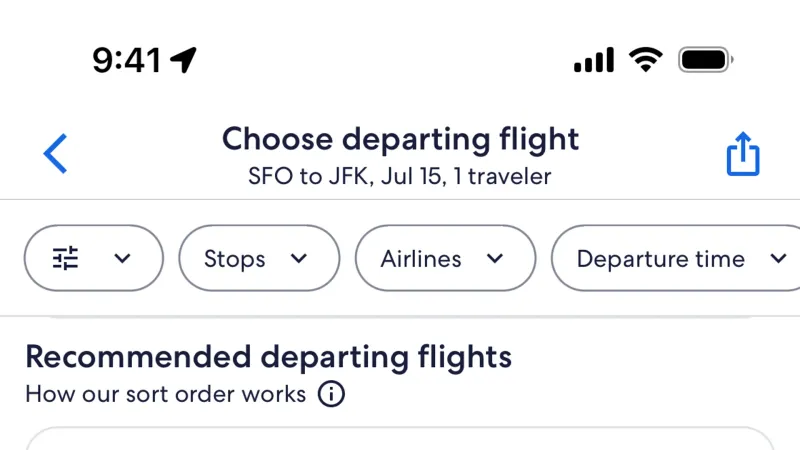 Card — Expedia, Travel UI