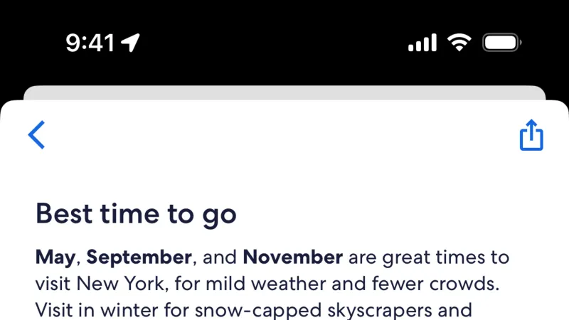 Charts — Expedia, Travel UI