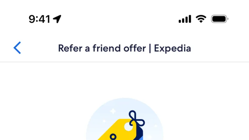 Invite & Refer Friends — Expedia, Travel UI