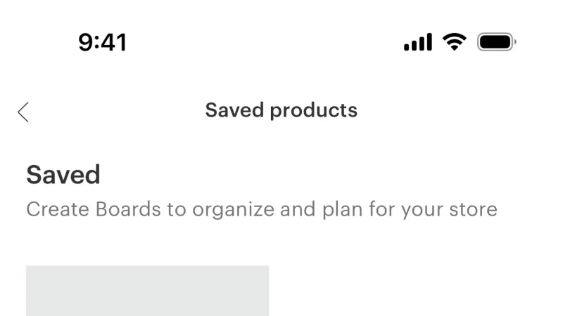 Empty State — Faire Wholesale, E-commerce UI