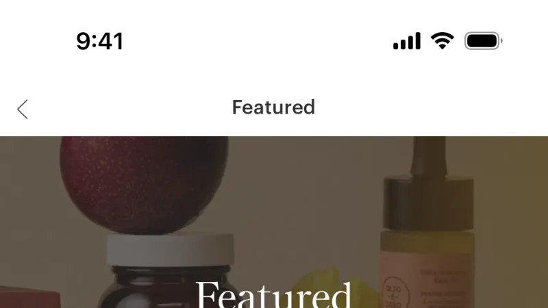 Accordion — Faire Wholesale, E-commerce UI