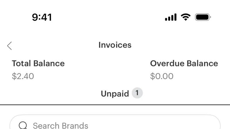 Order History — Faire Wholesale, E-commerce UI