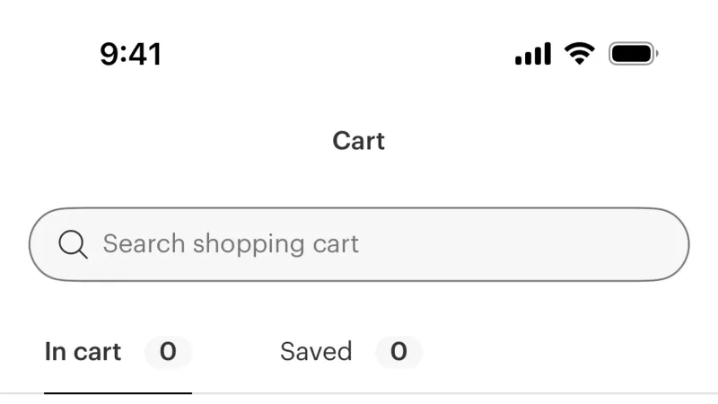 Empty State — Faire Wholesale, E-commerce UI
