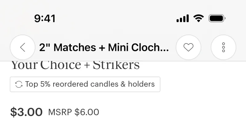 Color Picker — Faire Wholesale, E-commerce UI