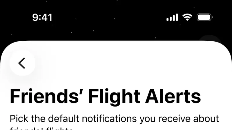 Settings & Preferences — Flighty, Travel UI