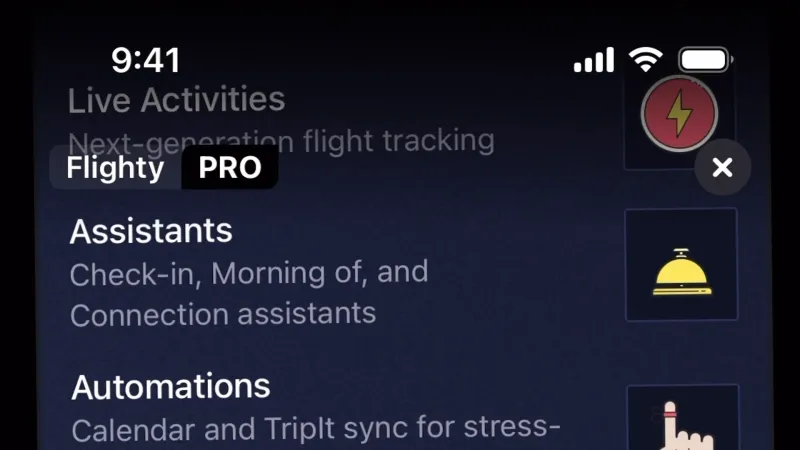 Subscription & Paywall — Flighty, Travel UI