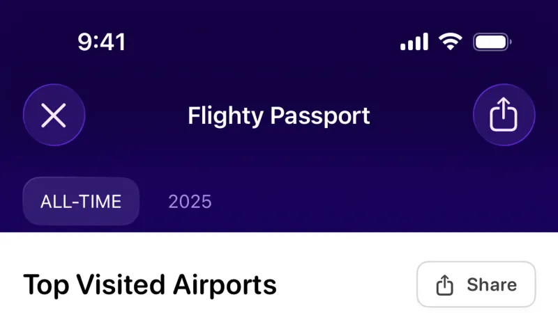 Charts — Flighty, Travel UI