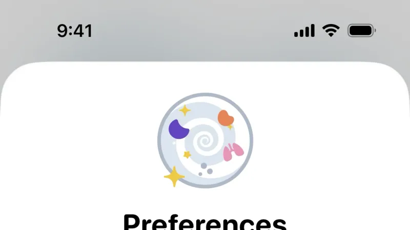 Settings & Preferences — Gentler Streak, Health UI