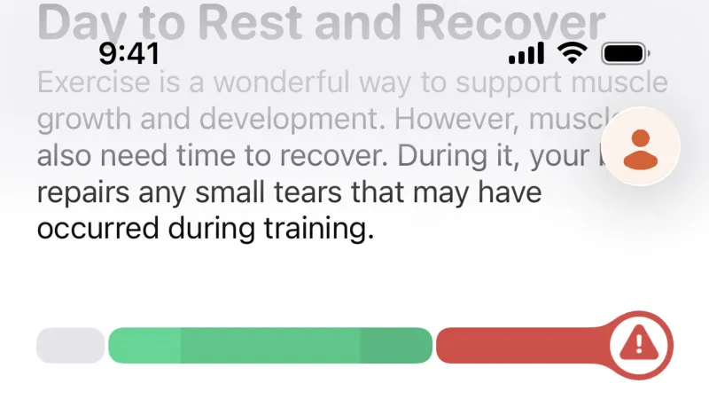 Home — Gentler Streak, Health UI