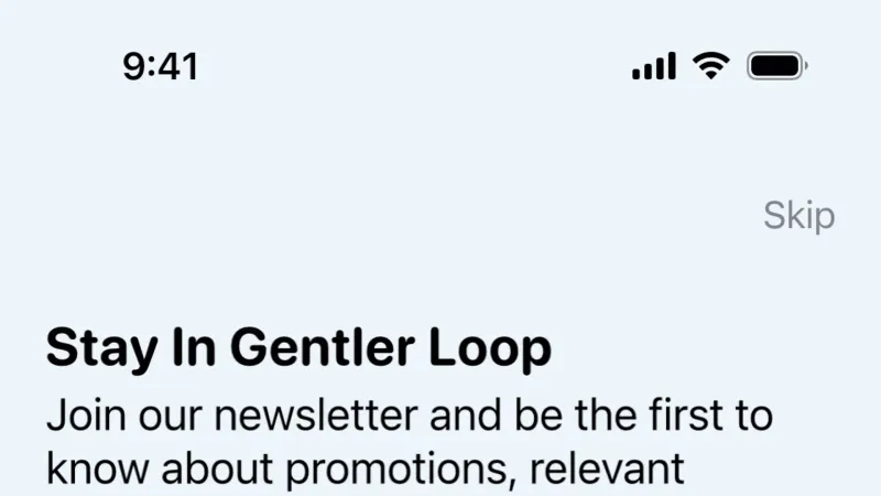 Follow & Subscribe — Gentler Streak, Health UI