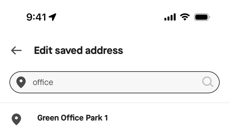 Location & Address — Gojek, SaaS UI