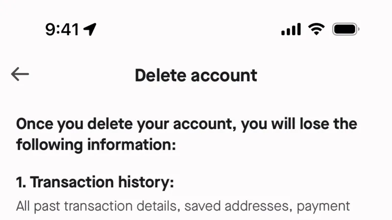 Delete & Deactivate Account — Gojek, SaaS UI