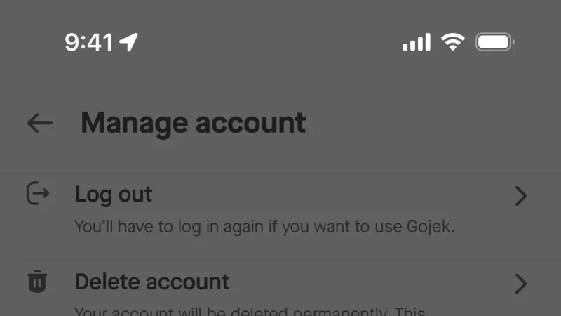 Confirmation — Gojek, SaaS UI