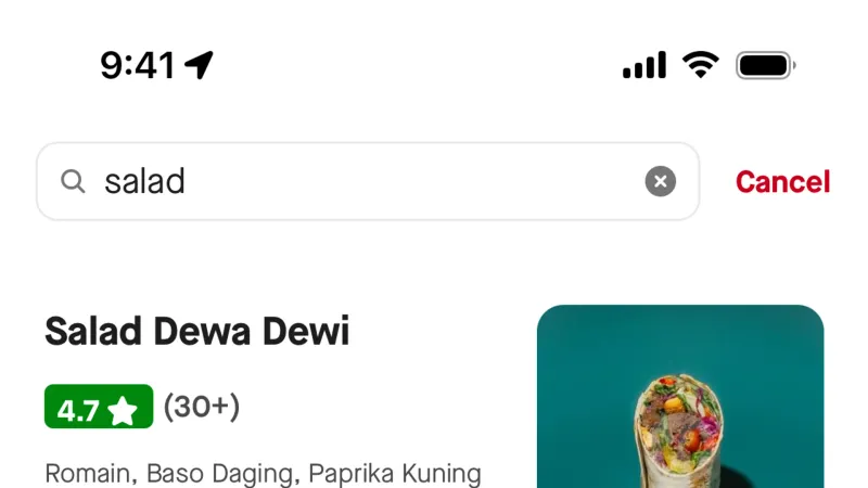 Stacked List — Gojek, SaaS UI