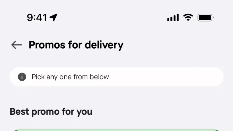 Promotions & Rewards — Gojek, SaaS UI