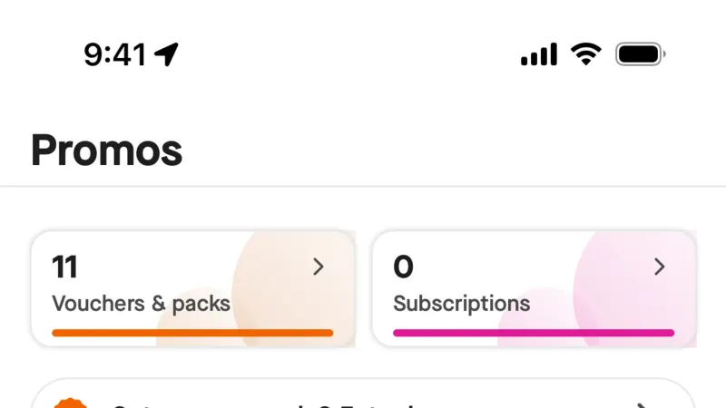 Promotions & Rewards — Gojek, SaaS UI