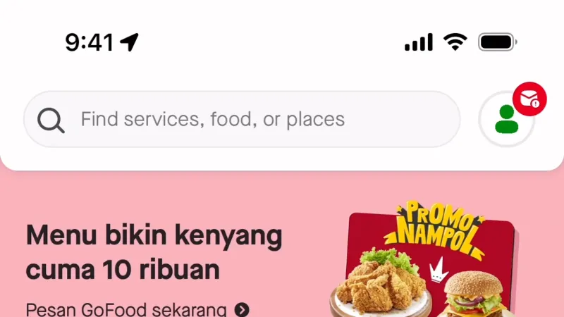 Tab Bar — Gojek, SaaS UI