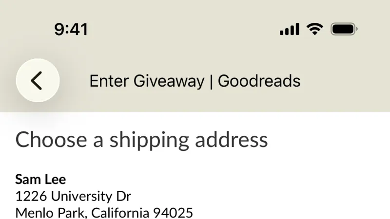 Goodreads — Social, интерфейс, скриншот 2/261