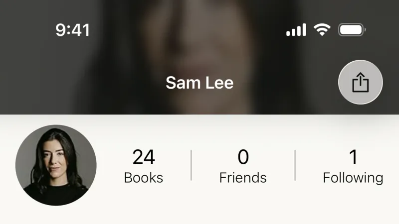 Segmented Control — Goodreads, Social UI