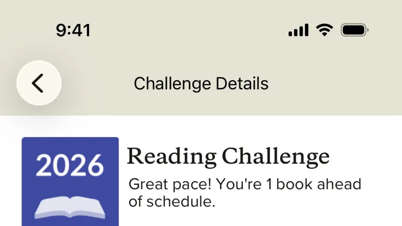 Goal & Task — Goodreads, Social UI