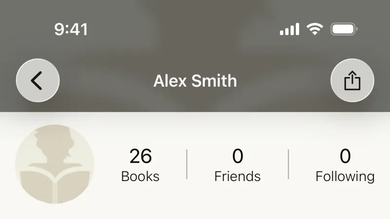 Toolbar — Goodreads, Social UI