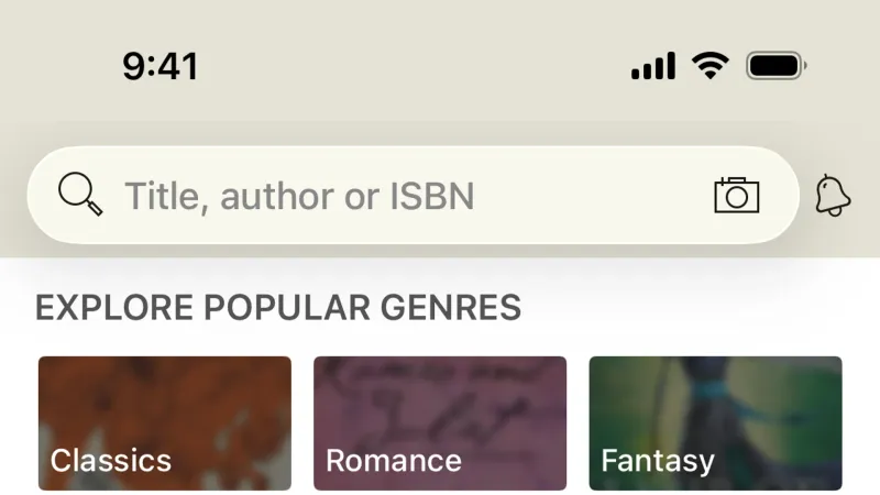Card — Goodreads, Social UI