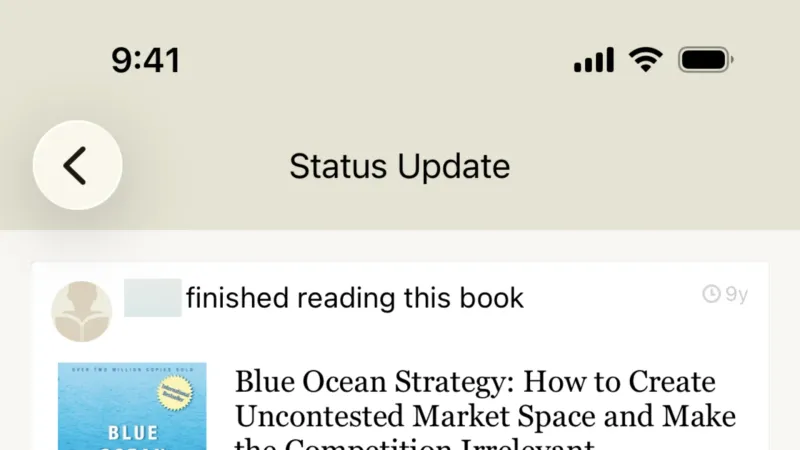Avatar — Goodreads, Social UI