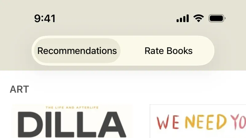 Suggestions & Similar Items — Goodreads, Social UI