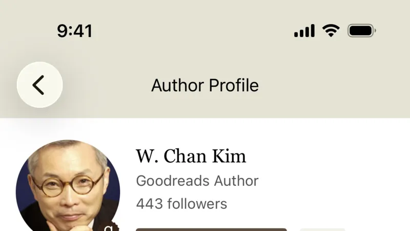 User / Group Profile — Goodreads, Social UI