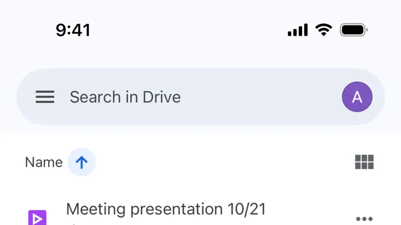 Bookmarks & Collections — Google Drive, Productivity UI