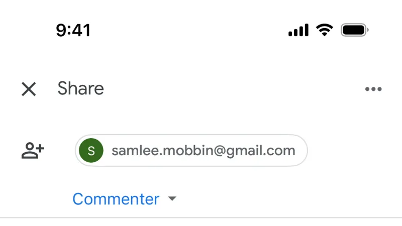 Text Field — Google Drive, Productivity UI