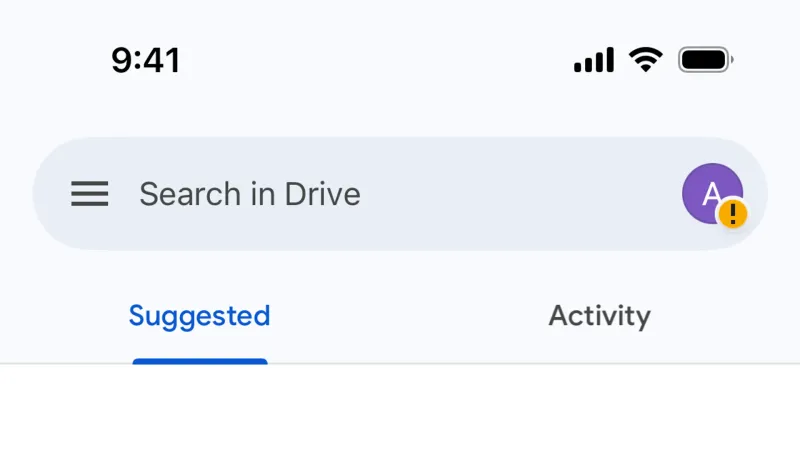 Upload & Download — Google Drive, Productivity UI
