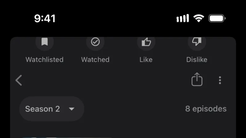 Divider — Google TV, Entertainment UI