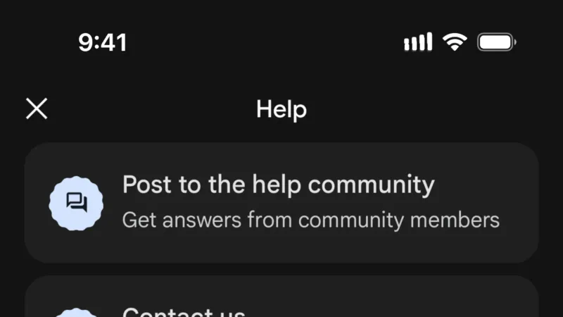 Help & Support — Google TV, Entertainment UI