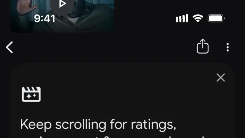Banner — Google TV, Entertainment UI