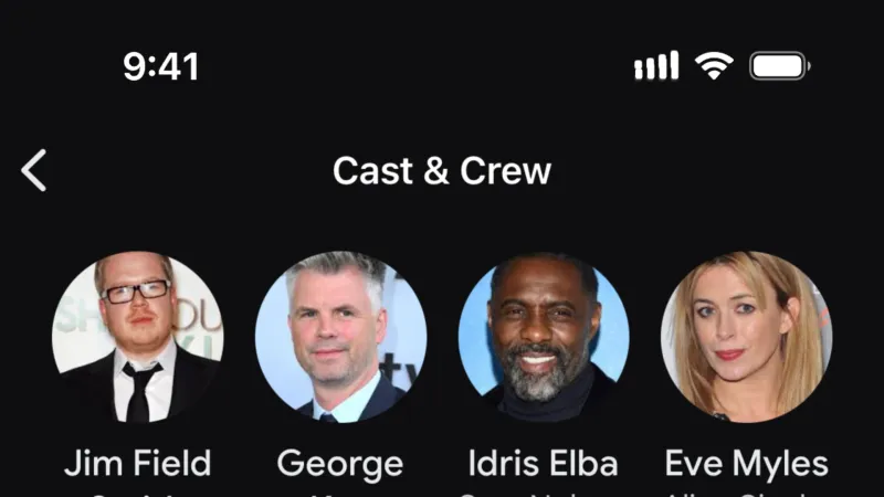 Avatar — Google TV, Entertainment UI