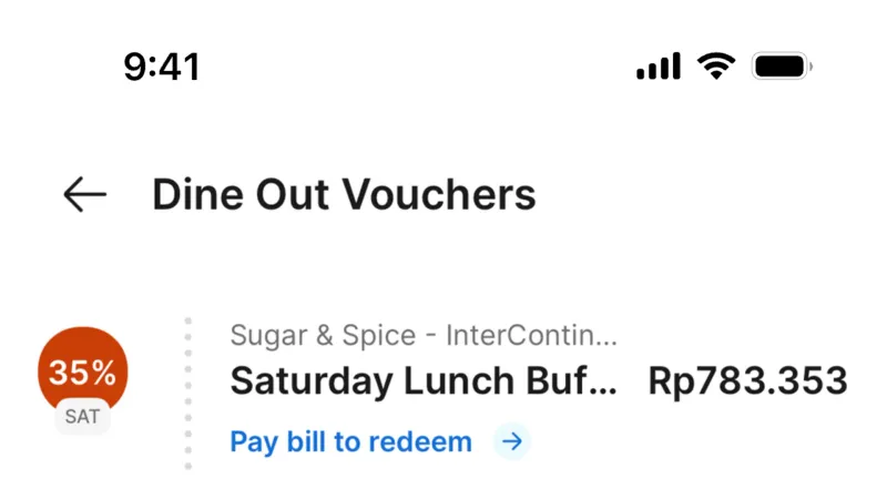 Promotions & Rewards — Grab, SaaS UI
